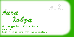 aura kobza business card